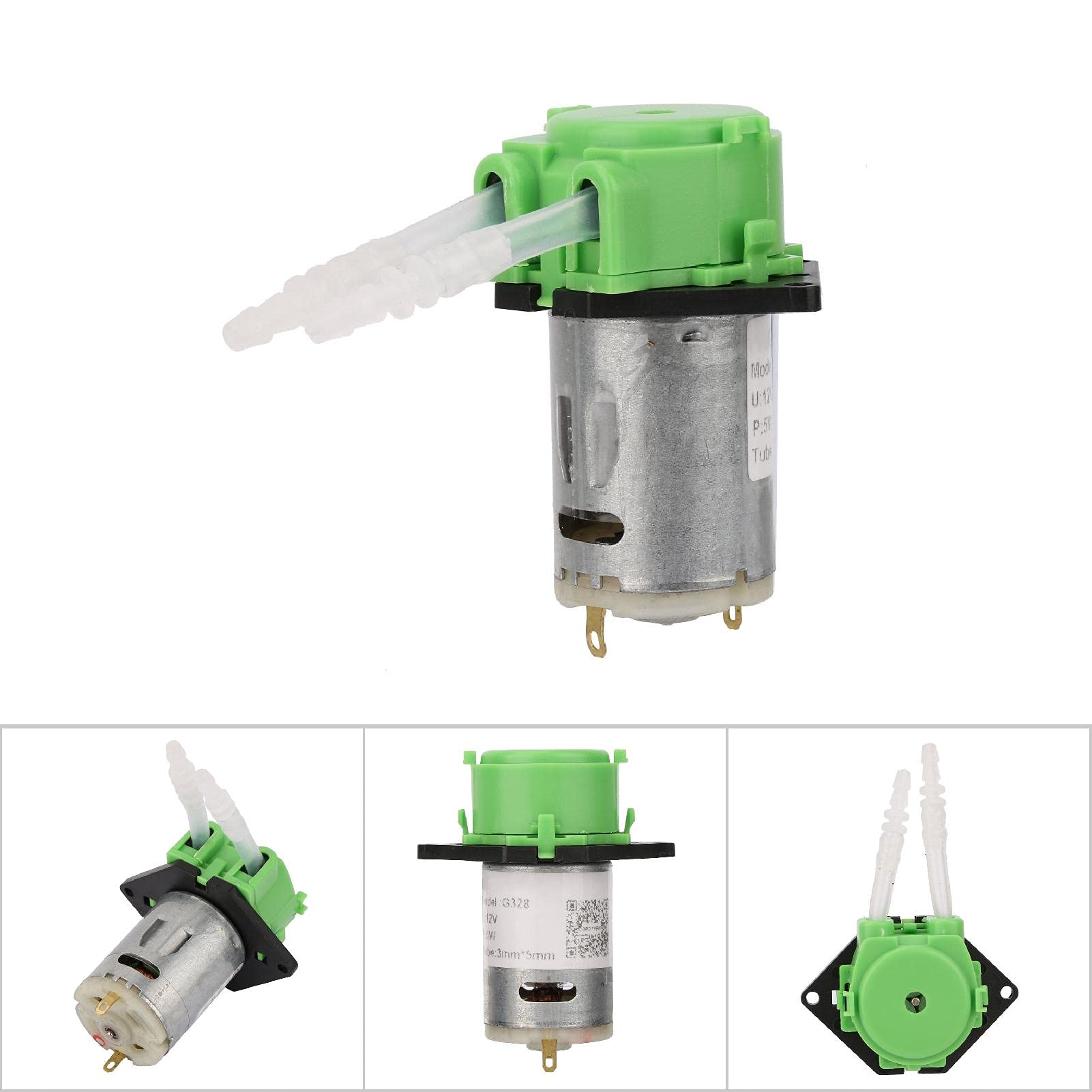 TICFOX Pompa Peristaltica 12V 10-90ml/min Verde