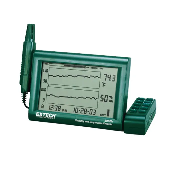 RH 520A Registratore Umidità Temperatura grafico 49000 dati