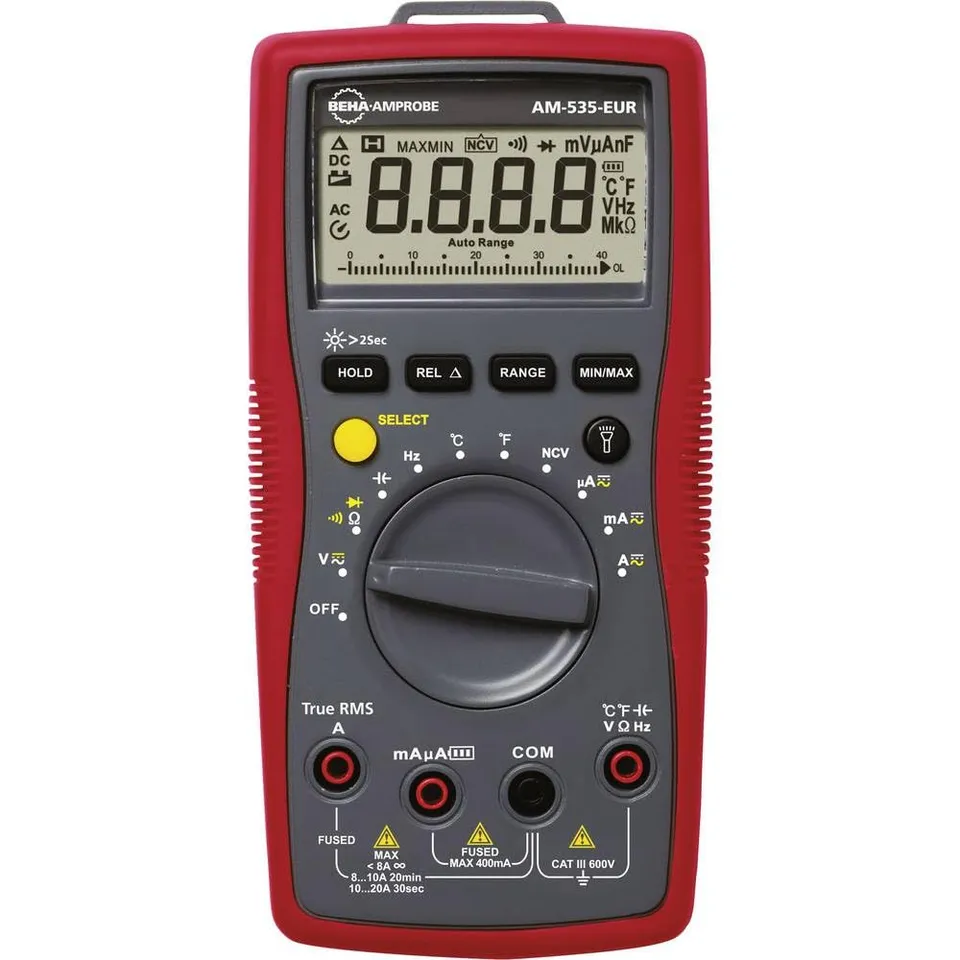 Beha AM-535-EUR multimetro digitale TRMS con temperatura NCV