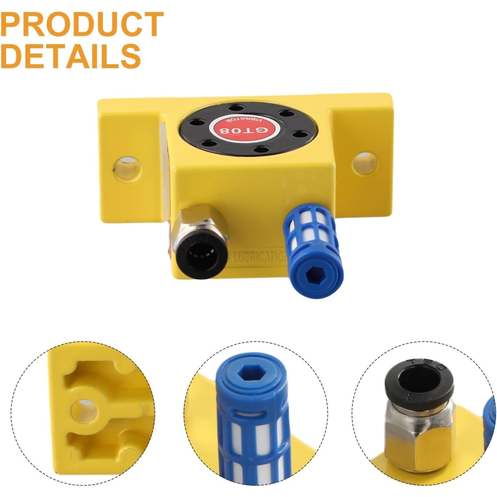TICFOX GT8 vibratore pneumatico turbina G1/8 2400N