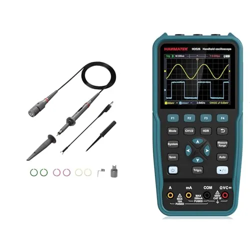 Hanmatek HO52S oscilloscopio multimetro palmare 50MHz 3-in-1