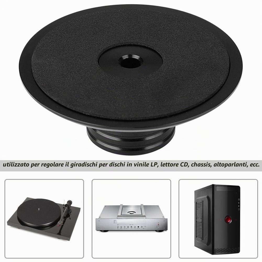 Ticfox stabilizzatore giradischi alluminio 120 g nero