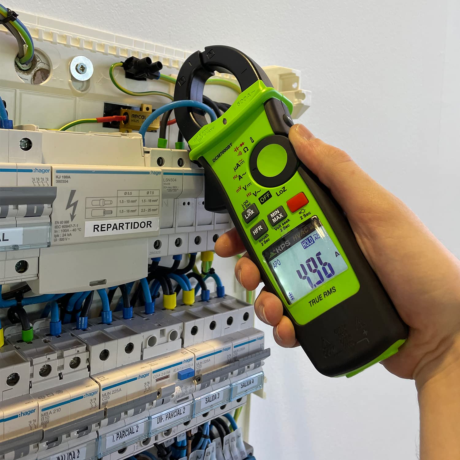 KPS DCM7000BT Pinza Amperometrica Bluetooth HVAC 600A