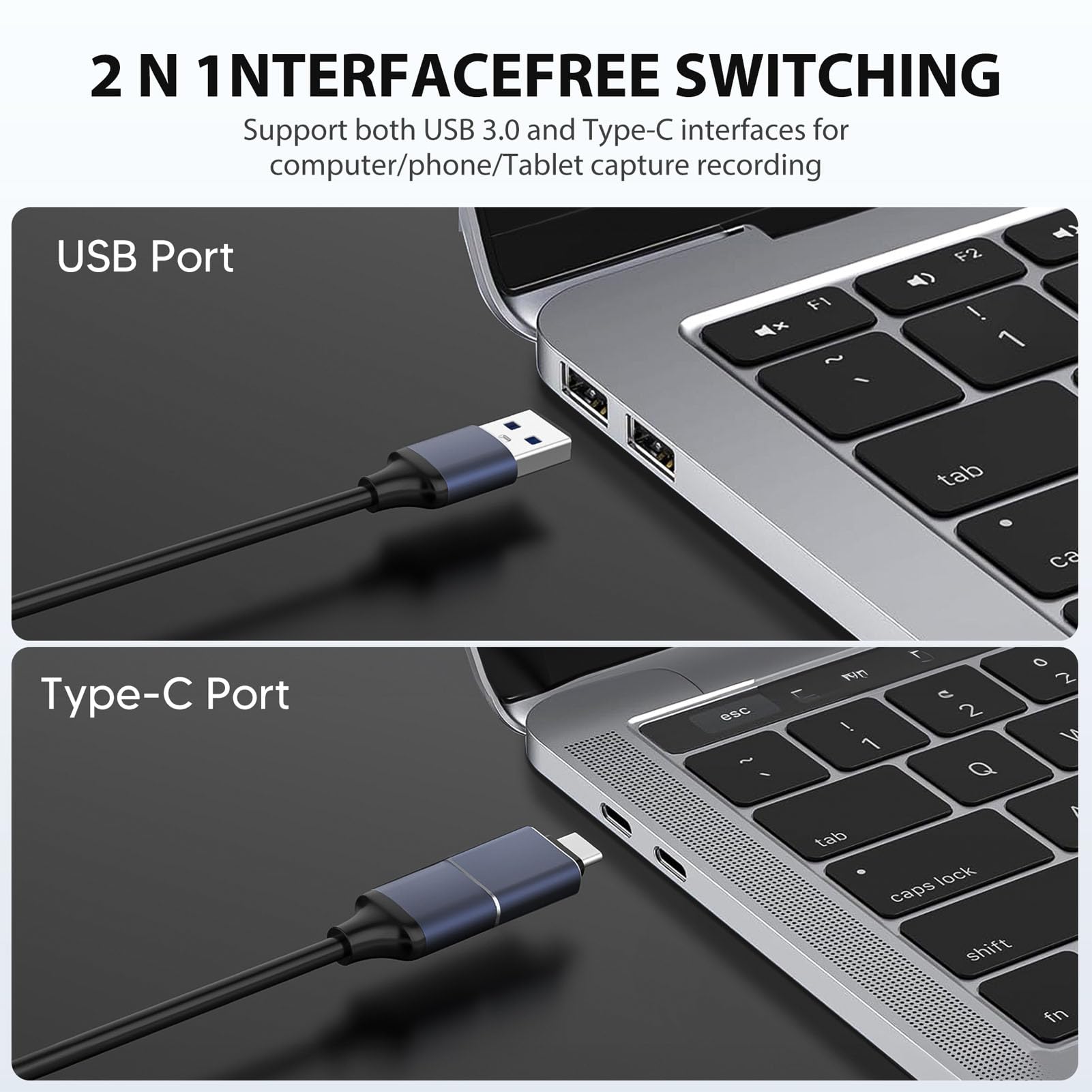 Ticfox scheda acquisizione video USB 3.0 1080P 60Hz