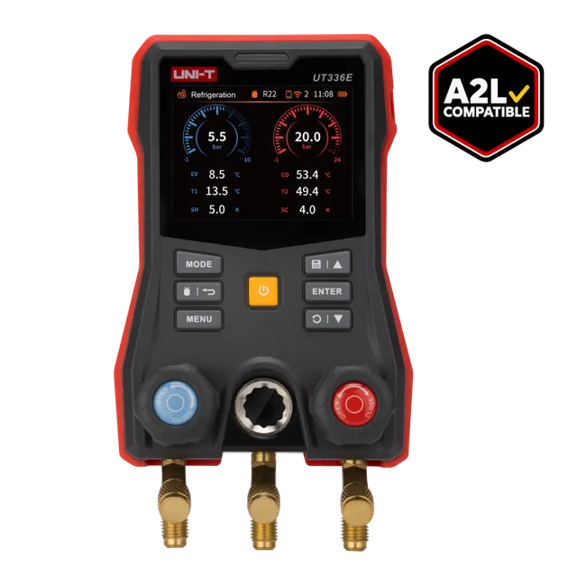 UNI-T UT336E manifold digitale alta bassa pressione HVAC