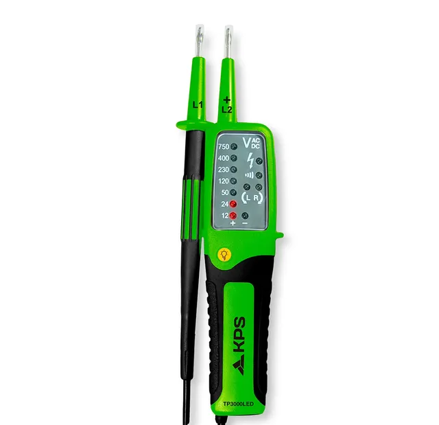 KPS TP3000LED tester tensione TRMS 750V con test RCD