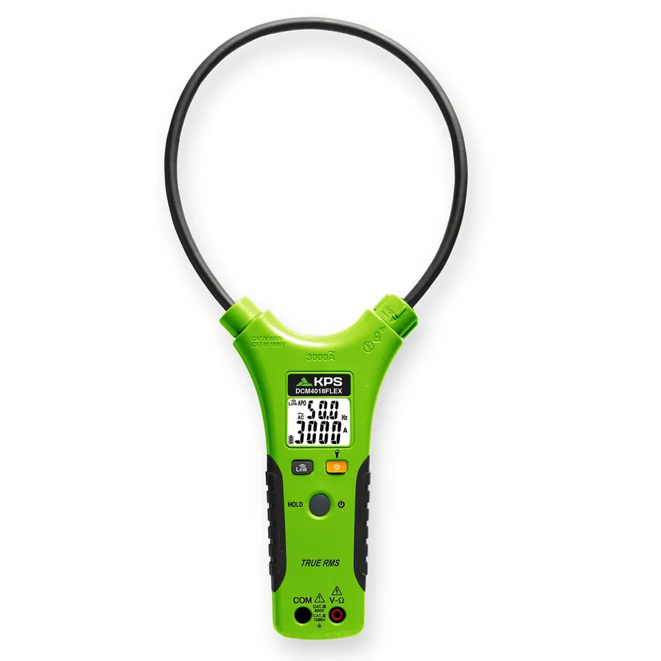 KPS DCM4018FLEX Pinza Flessibile 3000A Bluetooth Verde