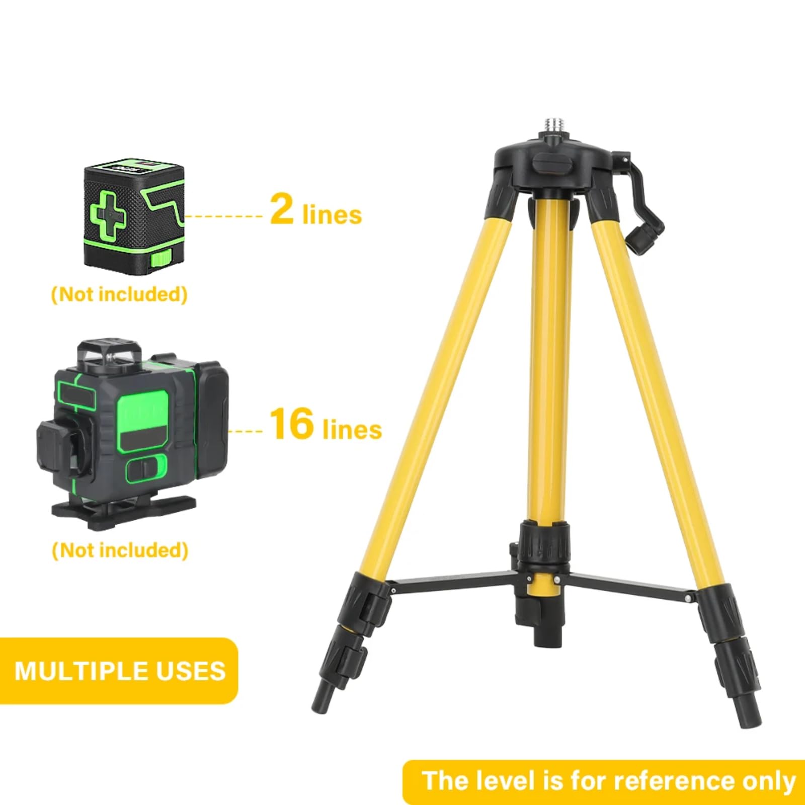 TICFOX Treppiede per Livella Laser 100 cm Filettatura 5/8"