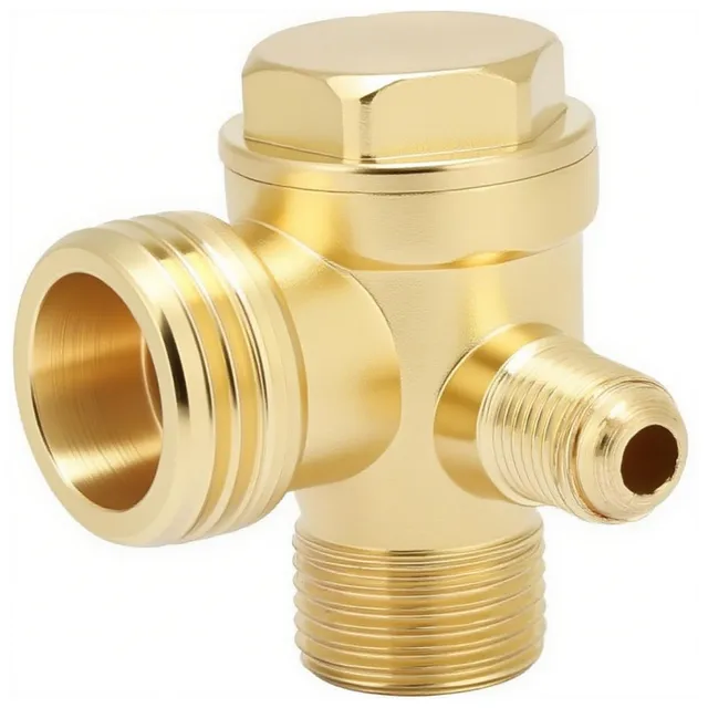 TICFOX valvola ritegno compressore 3 vie ottone