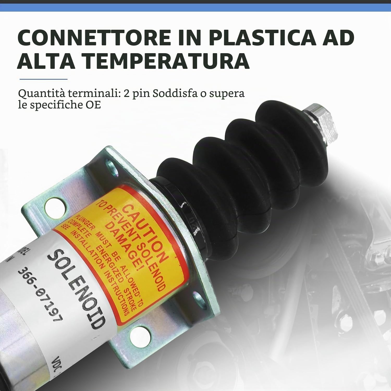 TICFOX 1504-12C2U1B1S1 solenoide arresto gasolio 12V