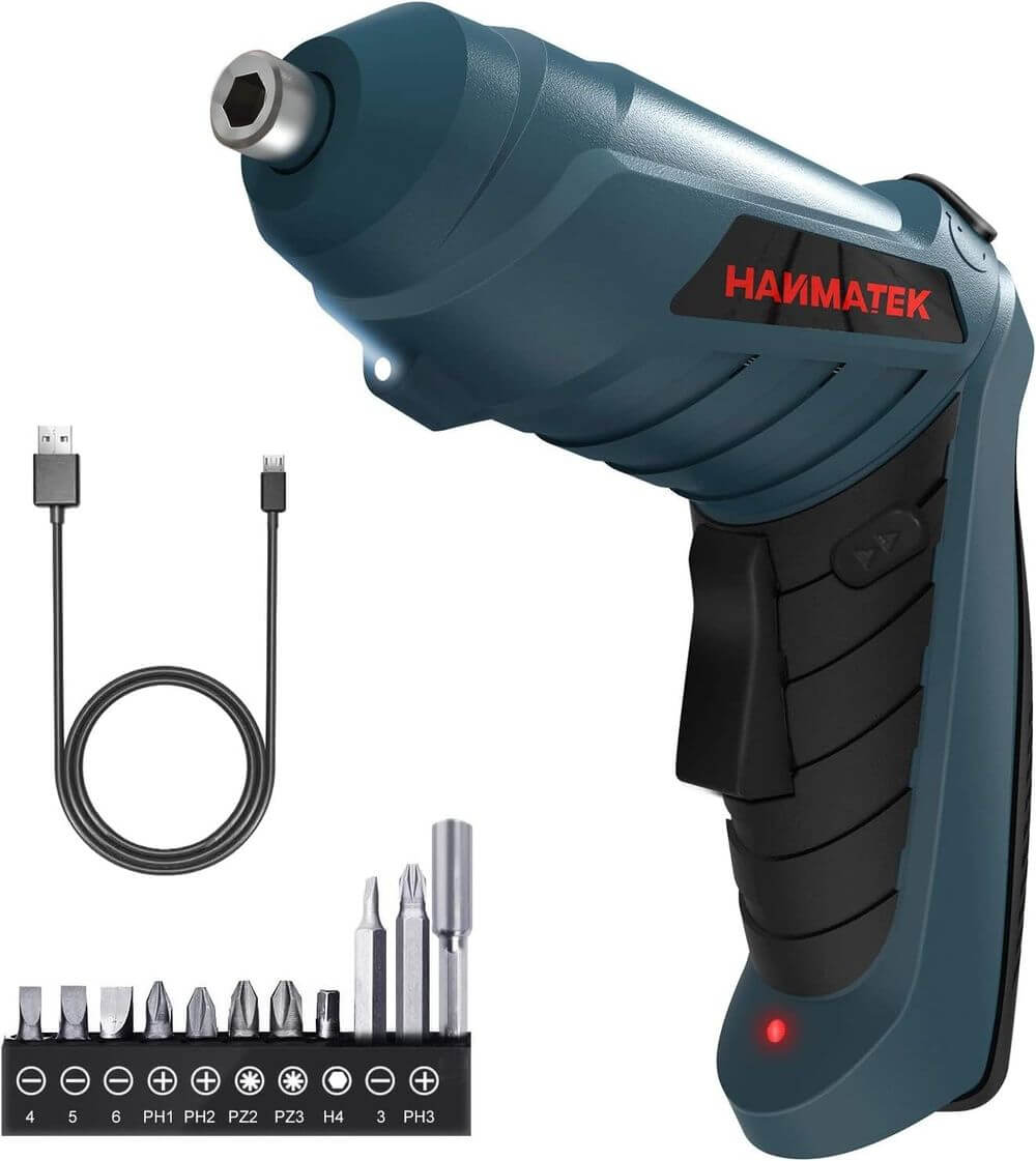 Hanmatek ES1 cacciavite elettrico ricaricabile 11 pezzi