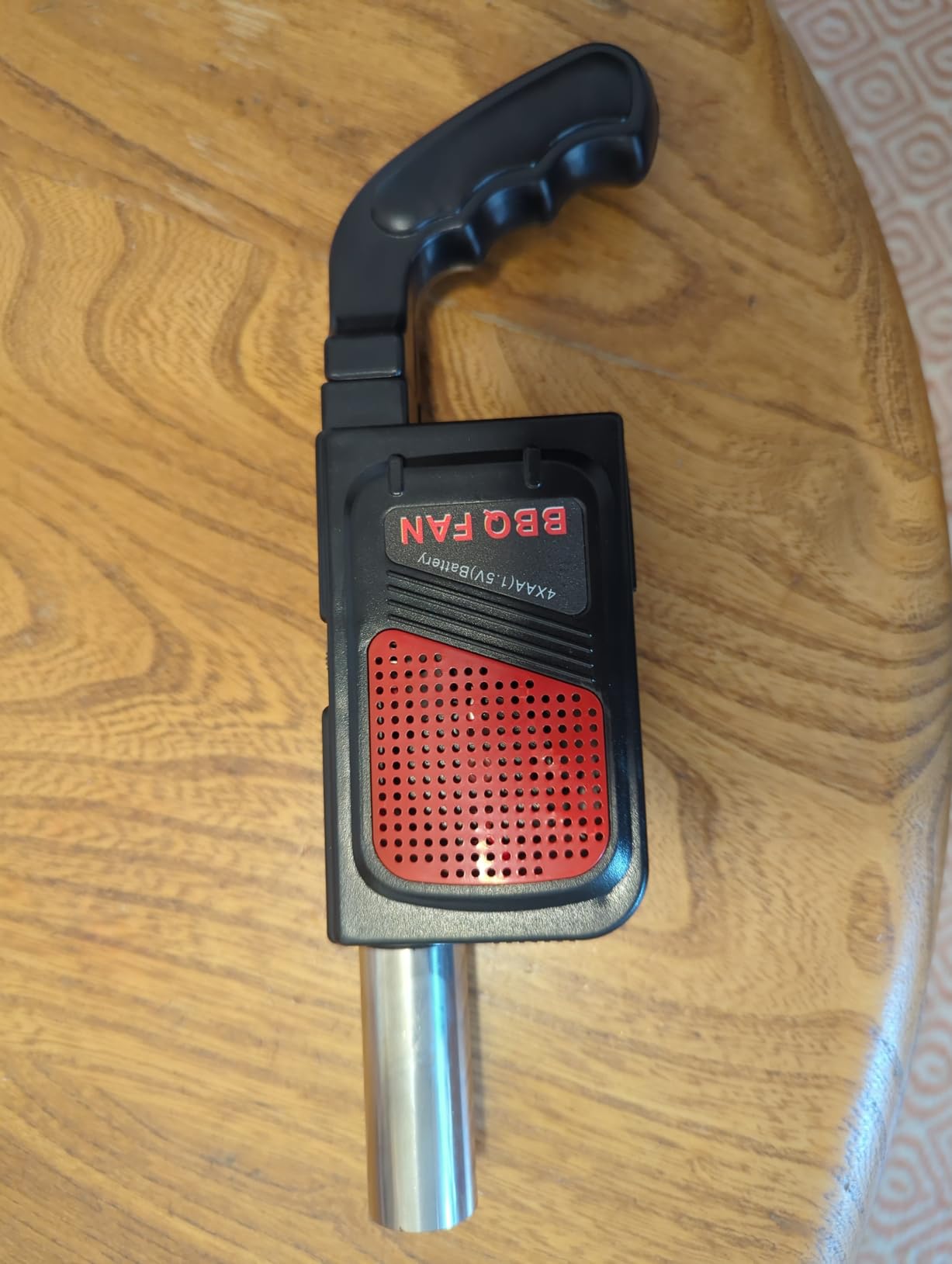 Ticfox Ventilatore Elettrico Barbecue Portatile Nero a Batteria