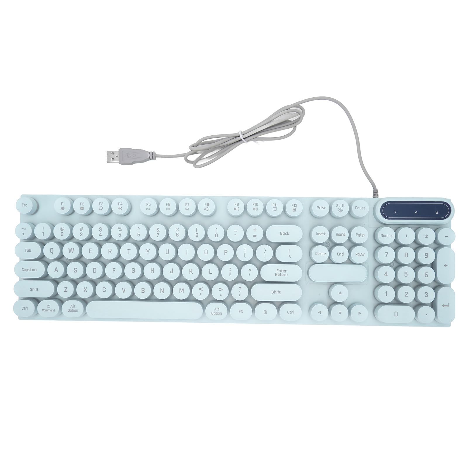TICFOX Tastiera Gaming USB 104 Tasti Retroilluminata Rosa