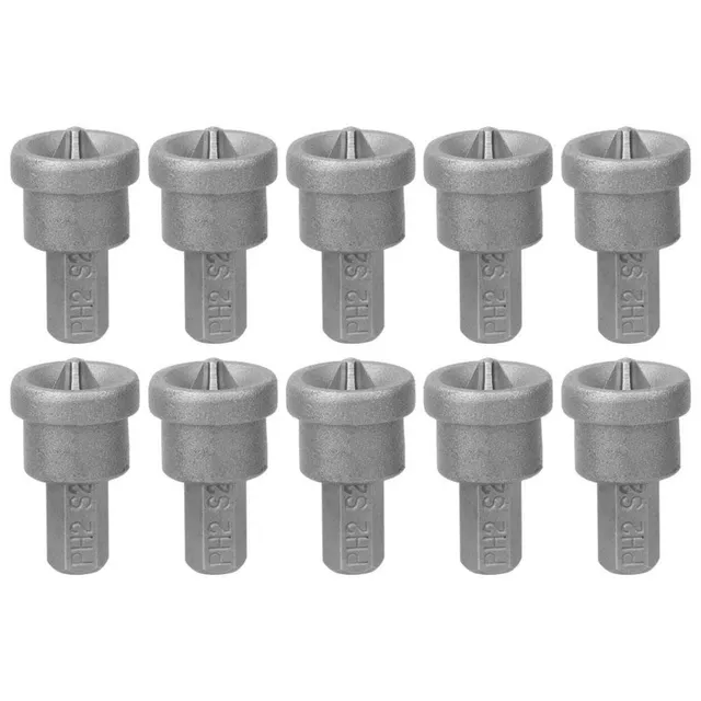 Ticfox Bit PH2 Cartongesso Magnetici Arresto 10 Pezzi