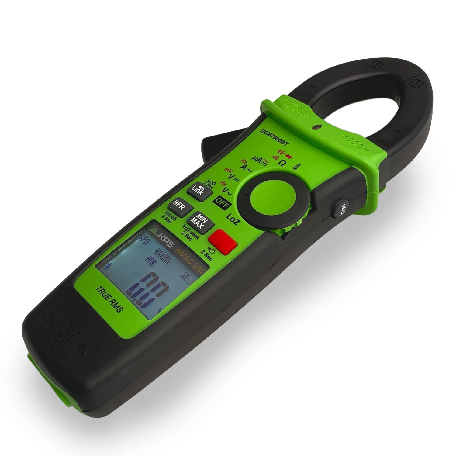 KPS DCM7000BT Pinza Amperometrica Bluetooth HVAC 600A