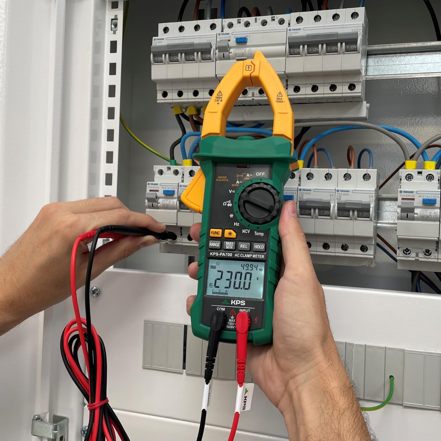 KPS PA700 pinza amperometrica TRMS 1000A 6600 punti