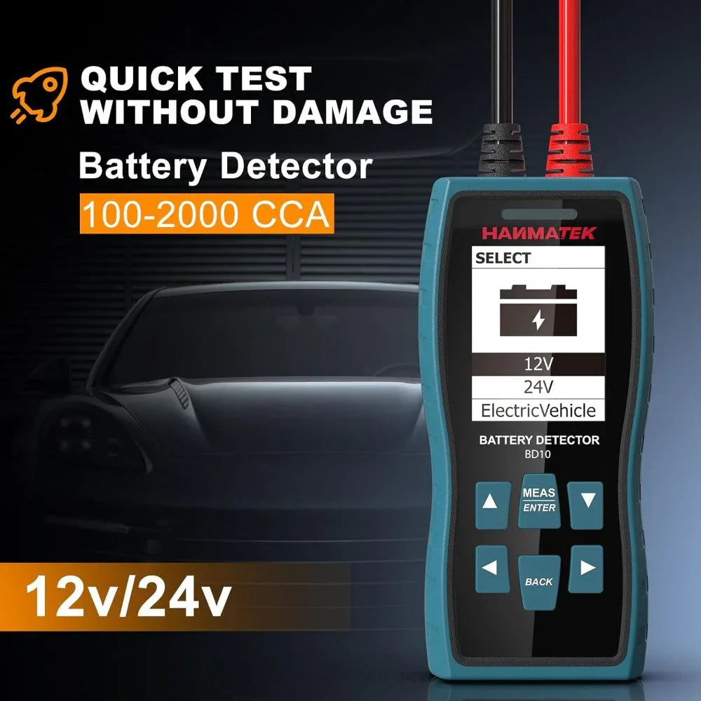 Hanmatek BD10 Tester Batteria Auto 12V 24V 2000A