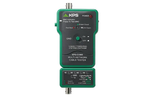 KPS CC600 Tester Cavi Rete RJ45 BNC fino a 200m