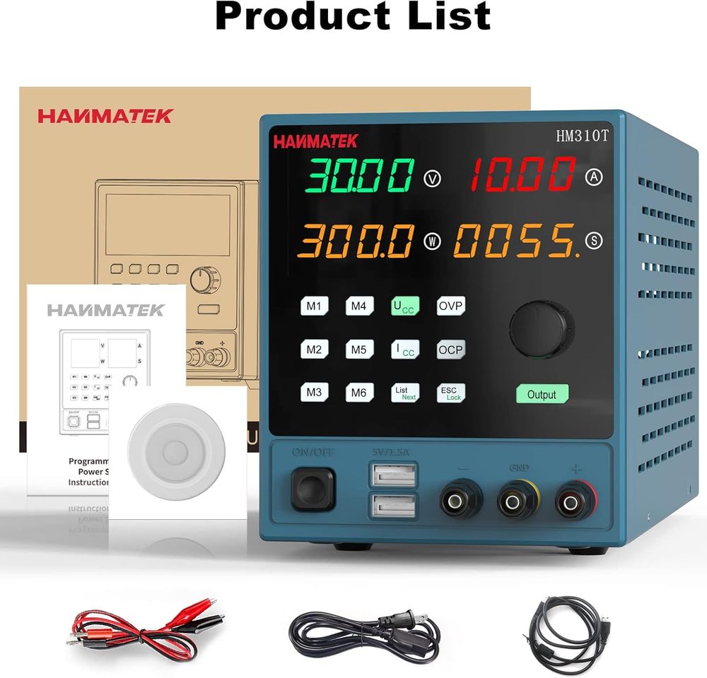 Hanmatek HM310T alimentatore da banco 30V 10A