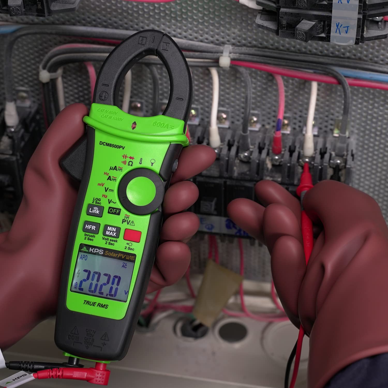 KPS DCM8500PV Pinza Amperometrica TRMS Bluetooth 2000VDC