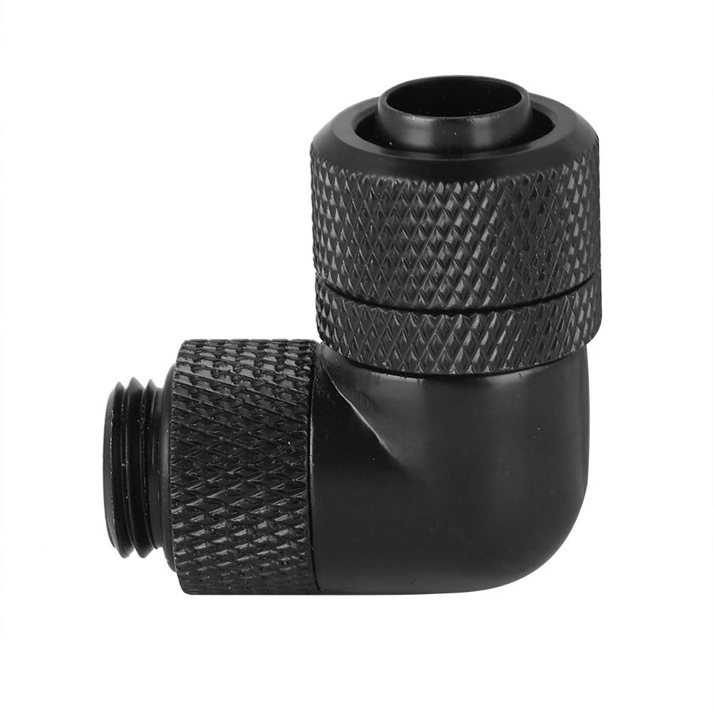 Ticfox raccordo G1/4 90° watercooling ottone nero