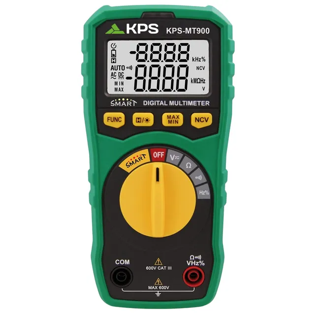 KPS MT900 Multimetro Digitale Smart 6000 Conti CAT III 600V