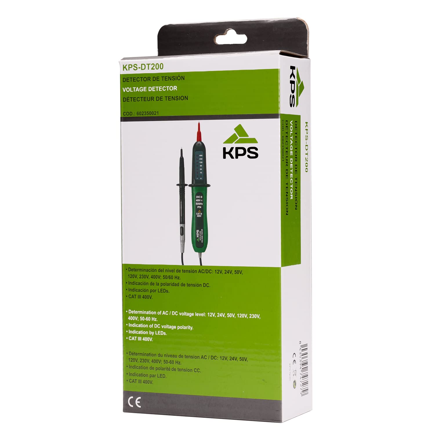 KPS DT200 rilevatore tensione AC/DC LED