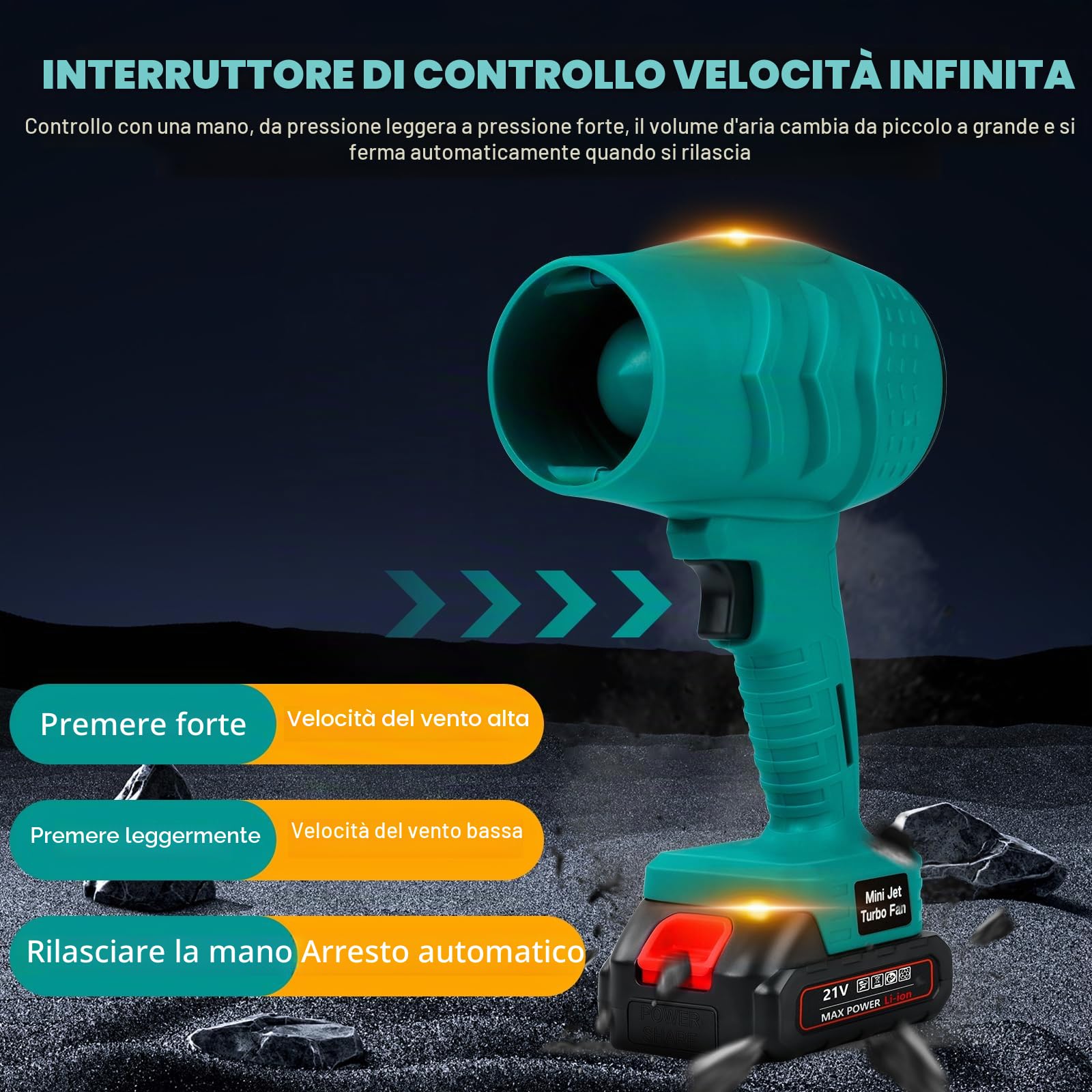 TICFOX Turbo Jet Blower soffiatore 35000 giri