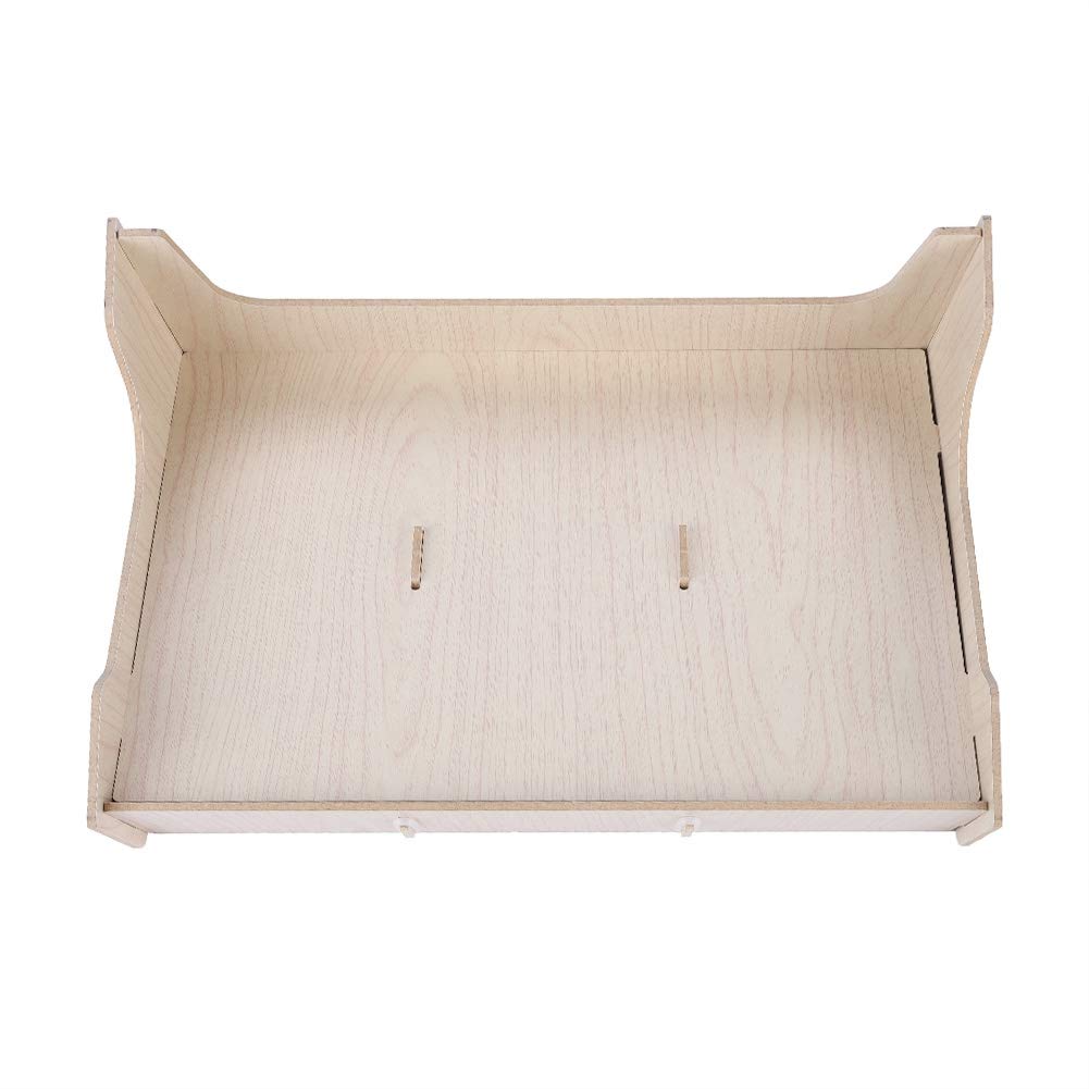 TICFOX Organizer da Scrivania in Legno 24 Scomparti Beige