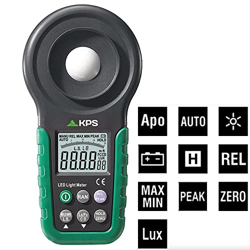 KPS LX30LED Luxometro Digitale LED fino a 200000 lux