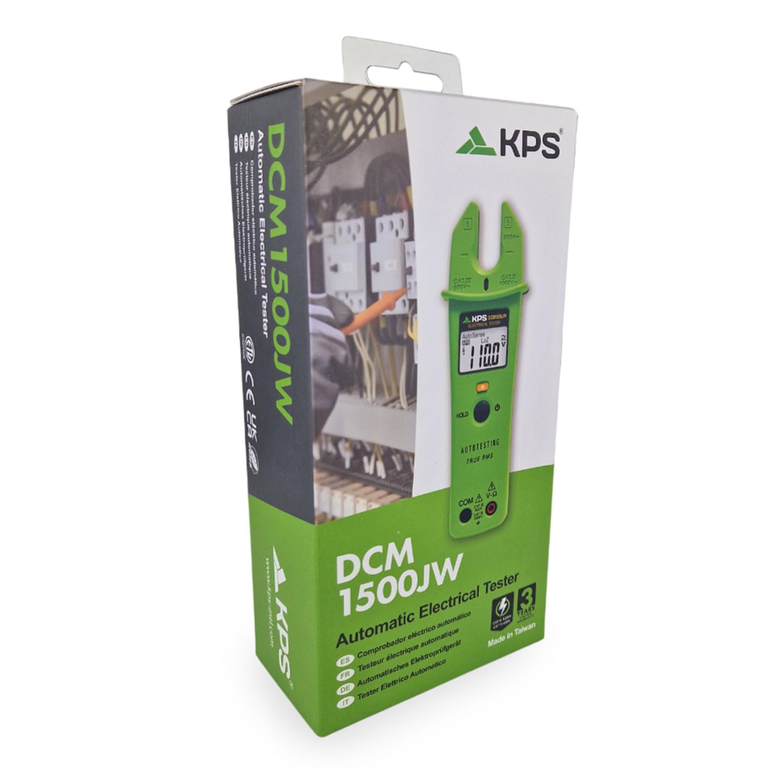 KPS DCM1500JW pinza amperometrica TRMS 200A CAT IV