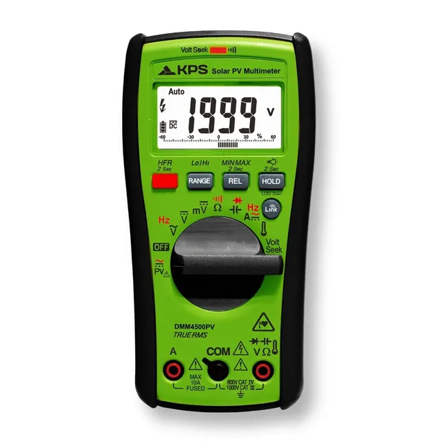 KPS DMM4500PV multimetro TRMS 2000V DC fotovoltaico