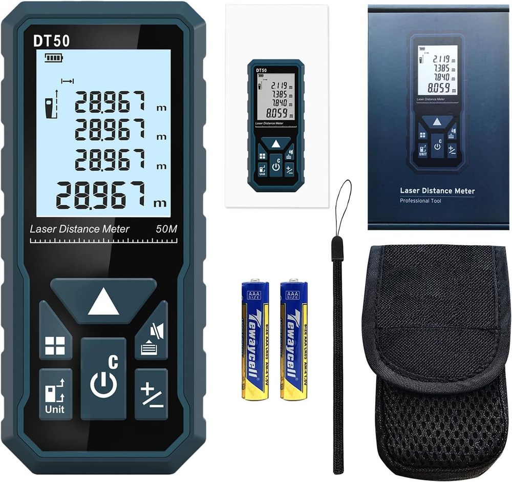 Hanmatek DT50 Distanziometro Laser 50m IP54