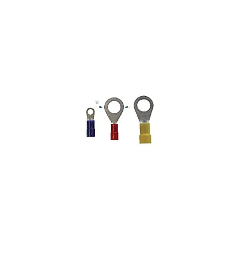 KPS 702200013 Capicorda ad Anello 4-6 mm² Giallo 100 Pezzi