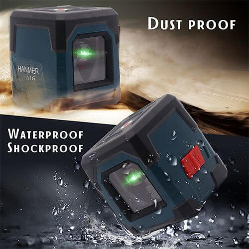 Hanmatek LV1G Livello Laser Verde a Croce