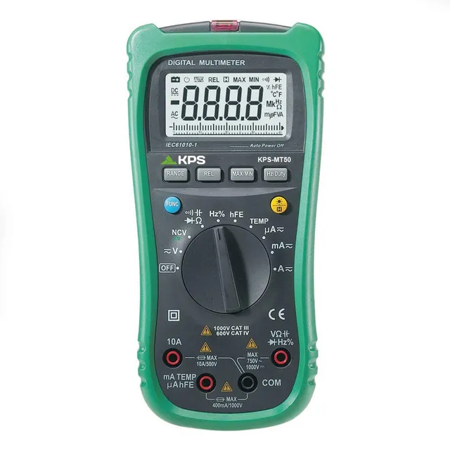 KPS MT50 Multimetro Digitale 600V 10A NCV