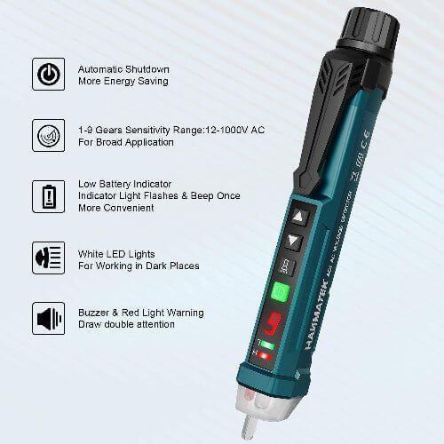 Hanmatek AC1 rilevatore tensione 12-1000V senza contatto