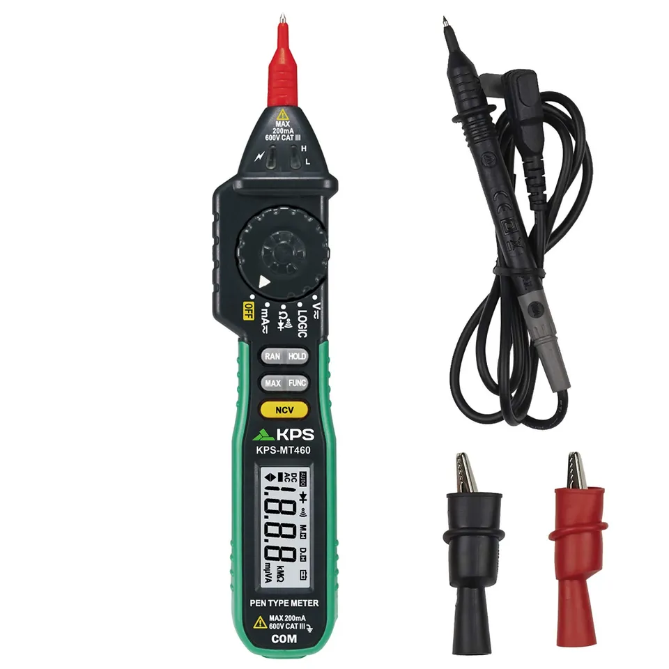 KPS MT460 Multimetro a Penna NCV 600V 2000 Conteggi