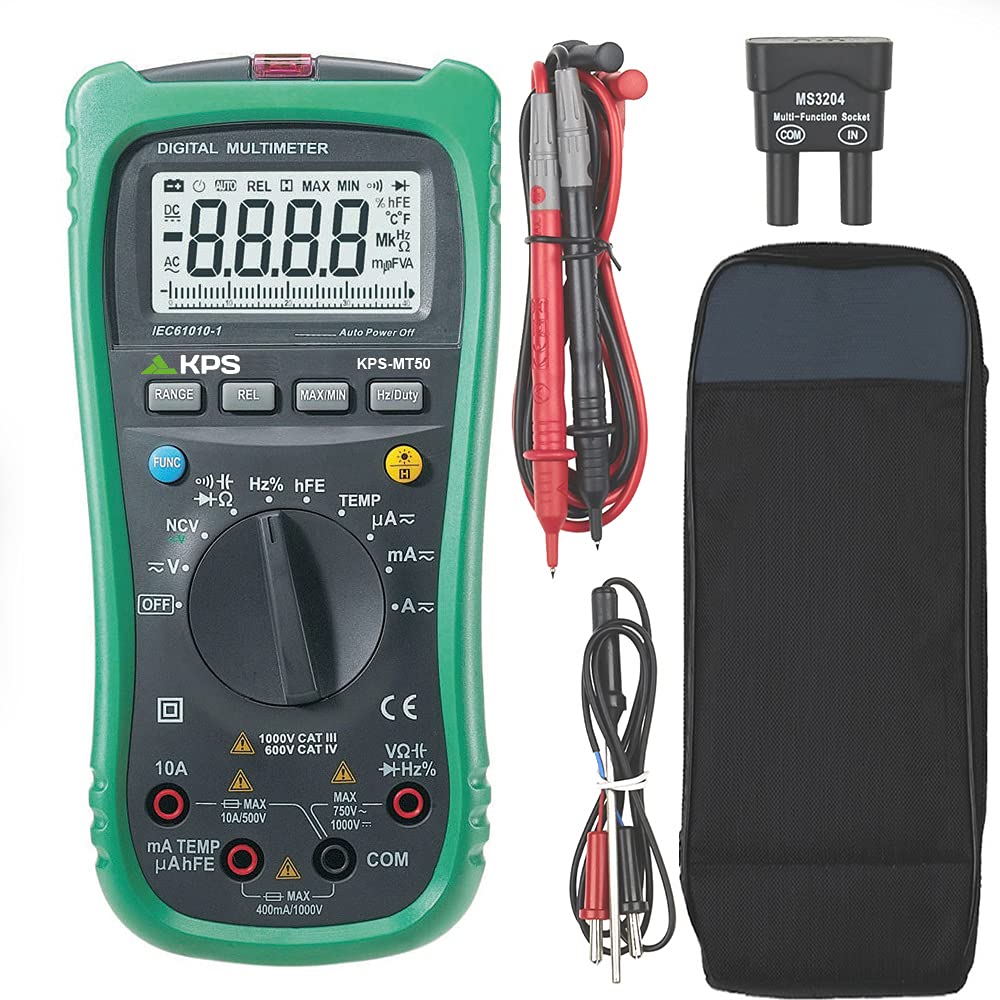 KPS MT50 Multimetro Digitale 600V 10A NCV