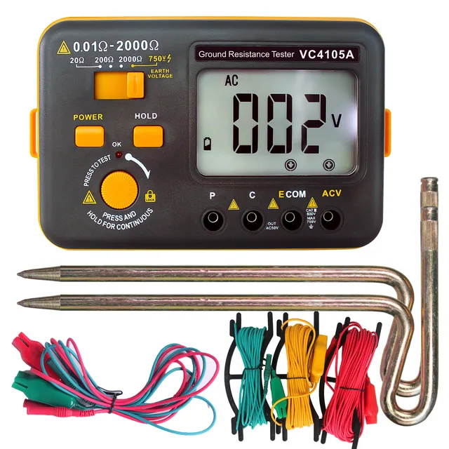E-One VC4105A tester resistenza terra 2000 ohm 750V