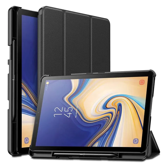 TICFOX Custodia Tablet Galaxy Tab S4 10,5 Nero Antiurto