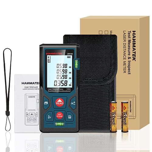 Hanmatek LM100 Distanziometro Laser 100m IP54