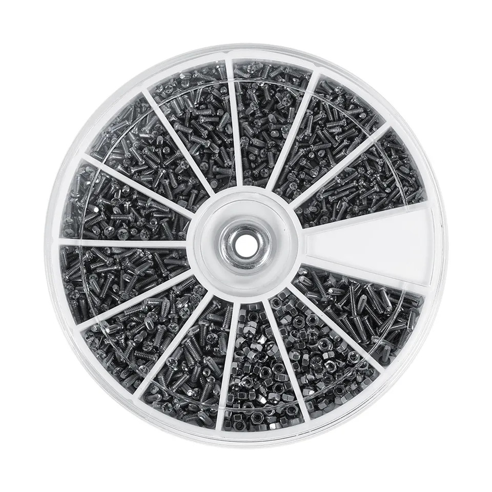 TICFOX kit mini viti dadi inox 600 pezzi M1-M1.6