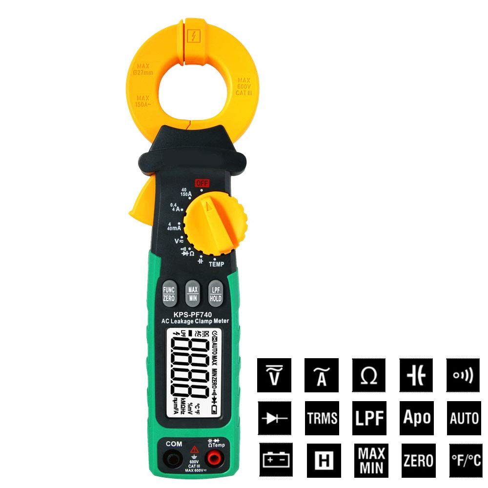 KPS PF740 pinza amperometrica dispersioni TRMS 150A