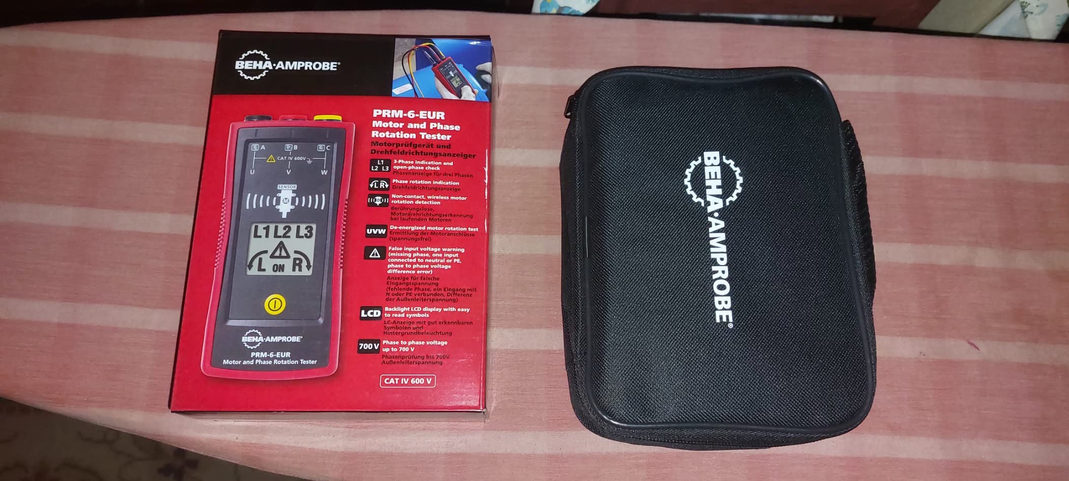 Beha PRM-6-EUR Analizzatore Rotazione Fasi Motori Trifase