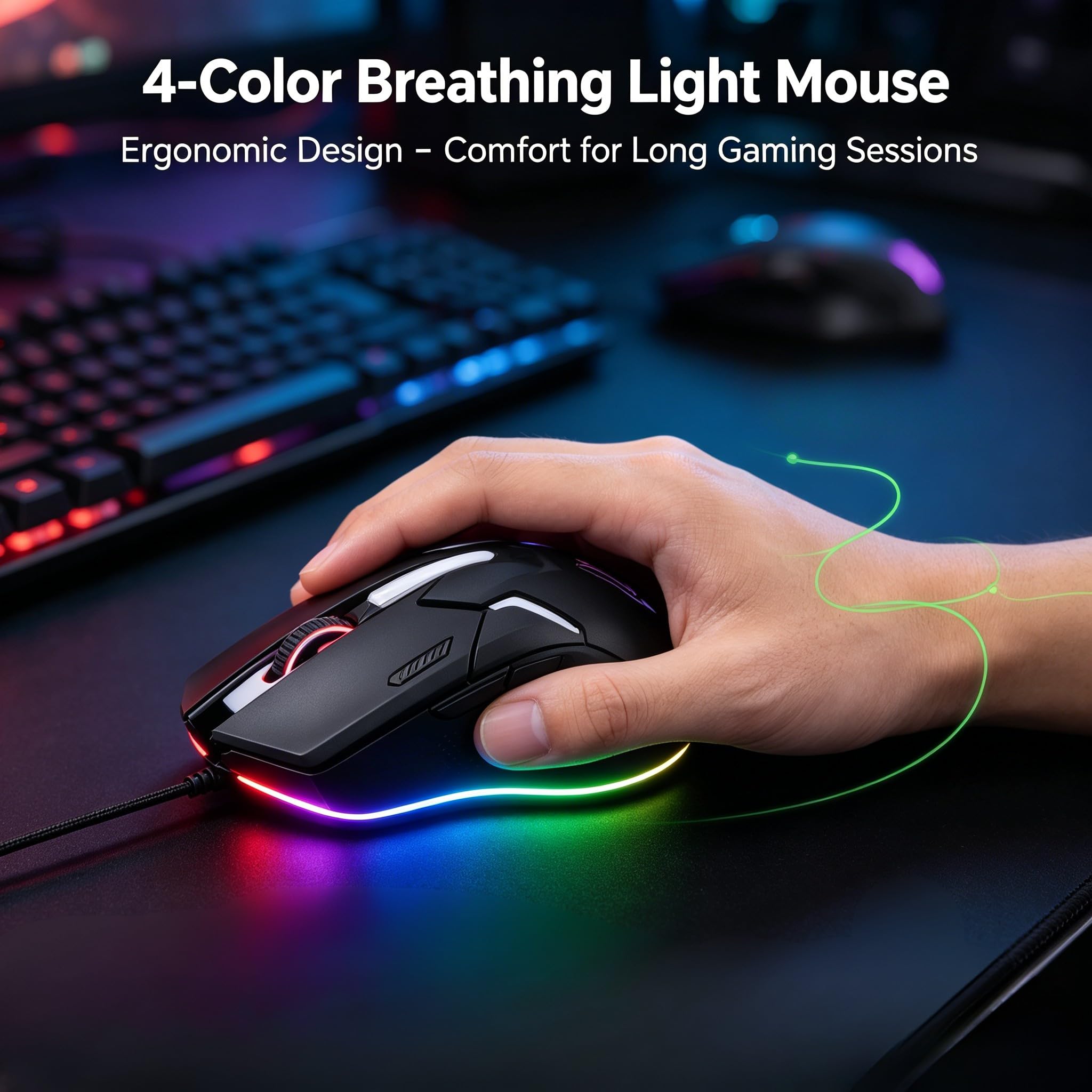 Ticfox T-Wolf TF800 kit gaming 4in1 retroilluminato