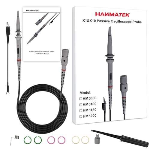 Hanmatek HM5100 sonda oscilloscopio 100 MHz 600V