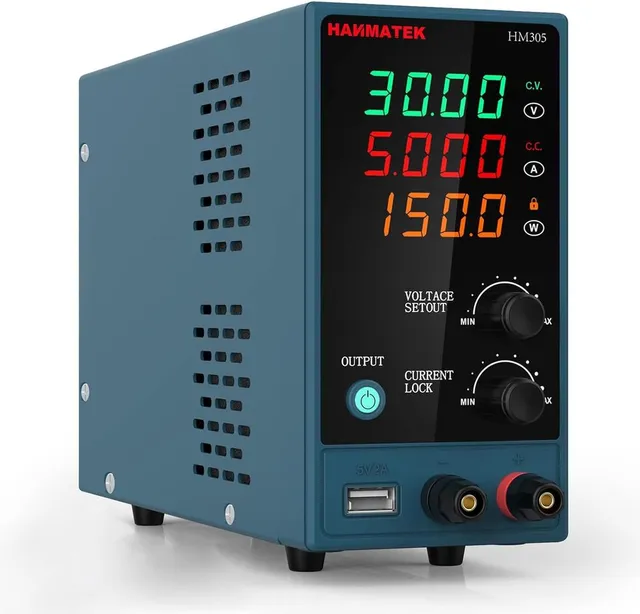 Hanmatek HM305 Alimentatore da Banco 30V 5A Regolabile