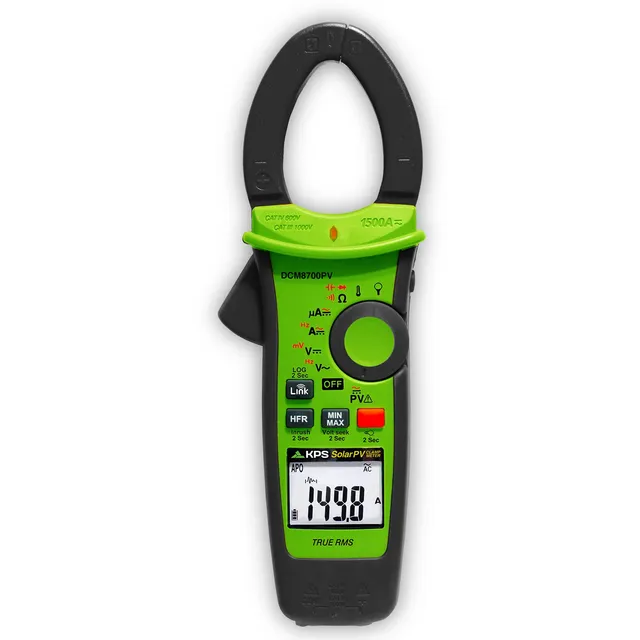 KPS DCM8700PV Pinza Amperometrica 2000V 1500A Bluetooth