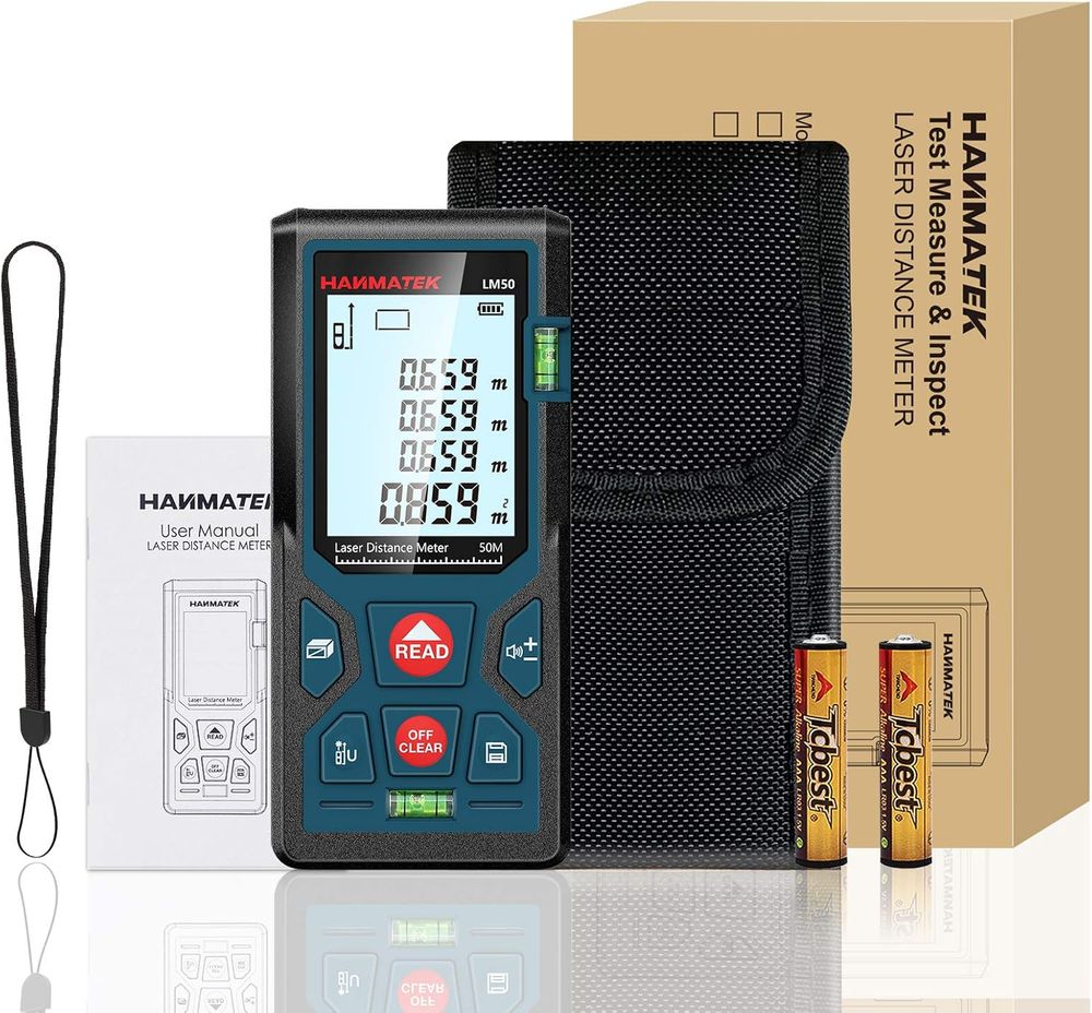 Hanmatek LM50 Telemetro Laser 50m Display LCD